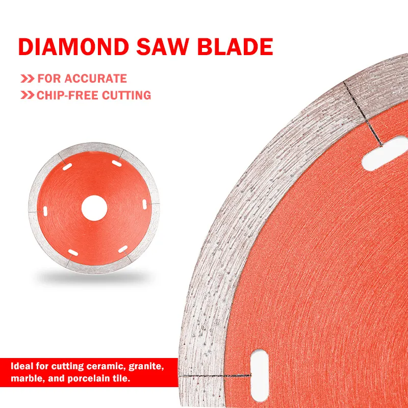 4 "Uso húmedo Diamond Saw Blades para piedra de granito de porcelana de baldosas de cerámica