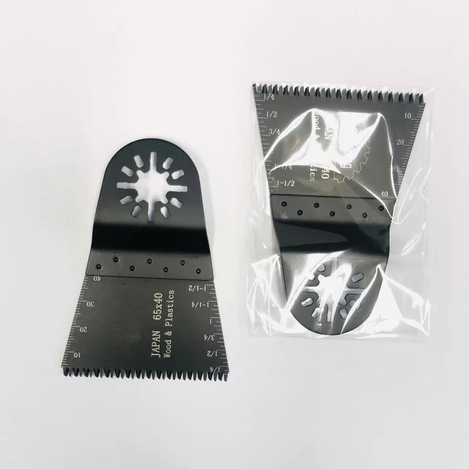 Liberación rápida de 65 mm Prescion Japan dientes cercanos oscilando múltiples hojas de sierra de sierra de herramienta múltiple