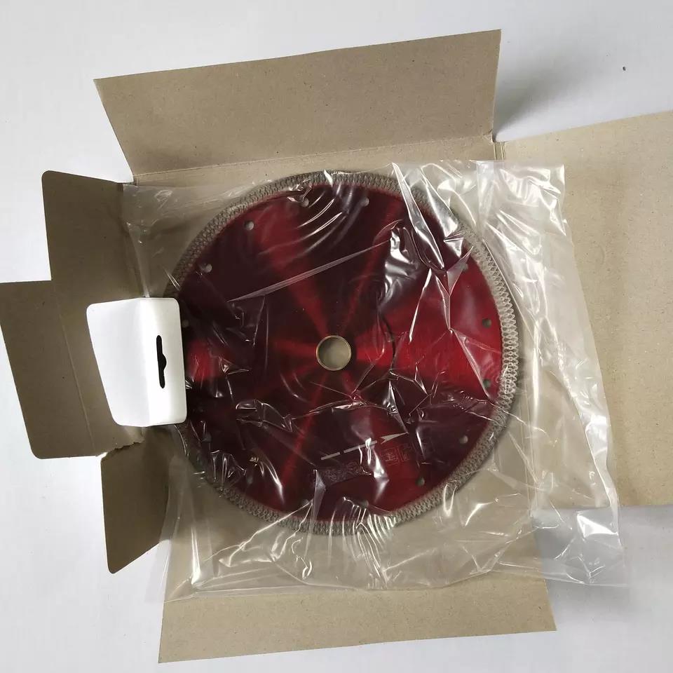 230 mm precio de fábrica barata sinterizada sierra circular continua cuchilla de diamante para baldosas